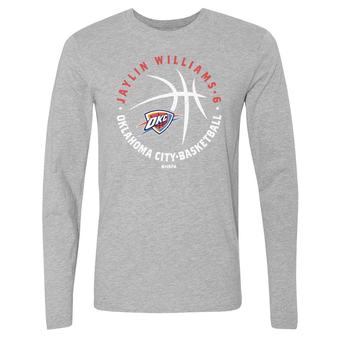 Jaylin Williams Men's Long Sleeve T-Shirt | 500 LEVEL