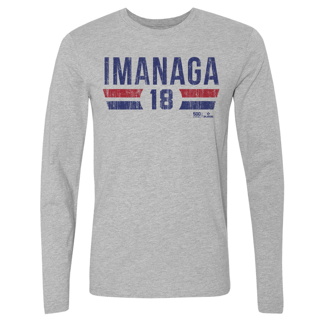Shota Imanaga Men's Long Sleeve T-Shirt | 500 LEVEL