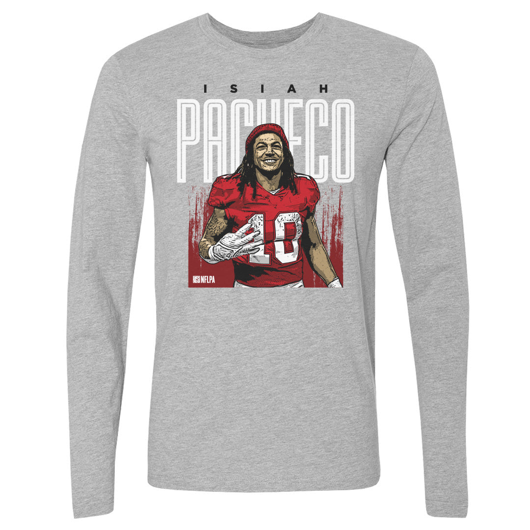 Isiah Pacheco Men's Long Sleeve T-Shirt | 500 LEVEL