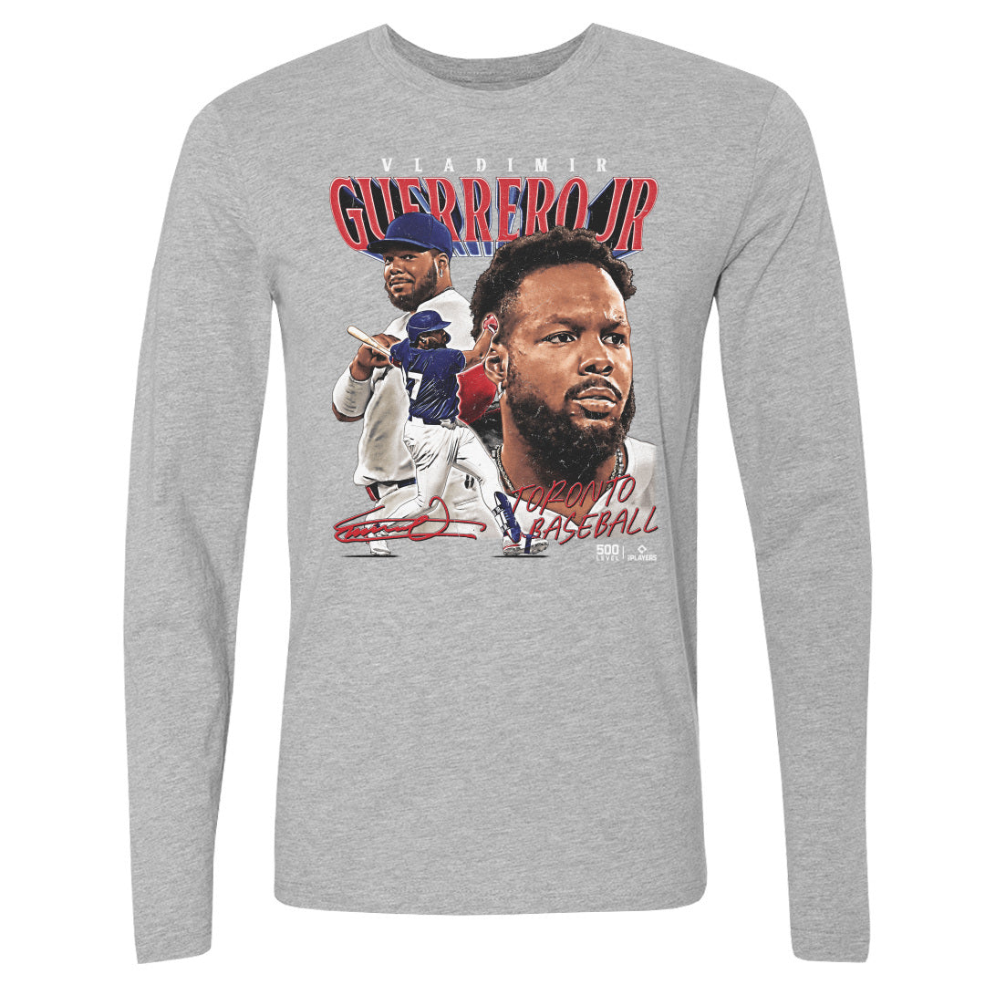 Vladimir Guerrero Jr. Men's Long Sleeve T-Shirt | 500 LEVEL