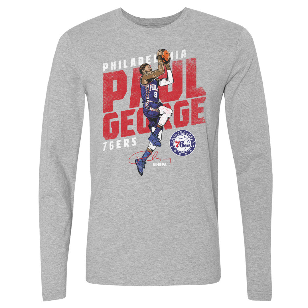Paul George Men's Long Sleeve T-Shirt | 500 LEVEL