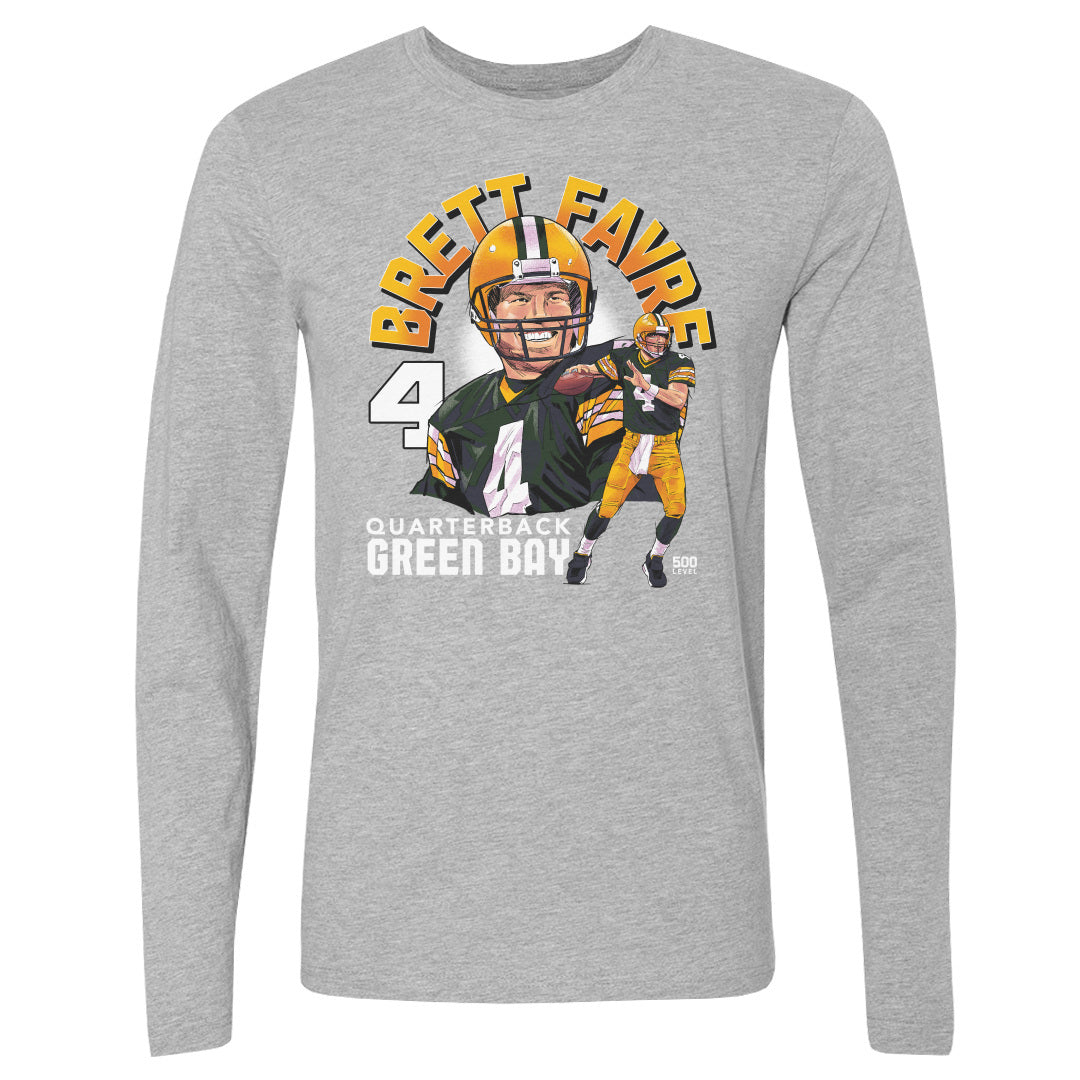 Brett Favre Men's Long Sleeve T-Shirt | 500 LEVEL