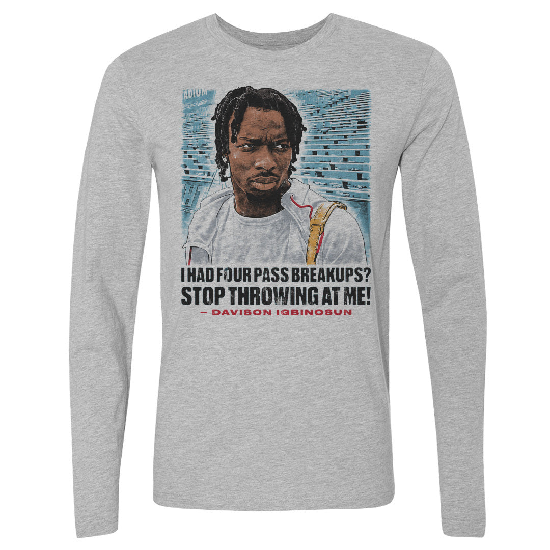 Davison Igbinosun Men's Long Sleeve T-Shirt | 500 LEVEL