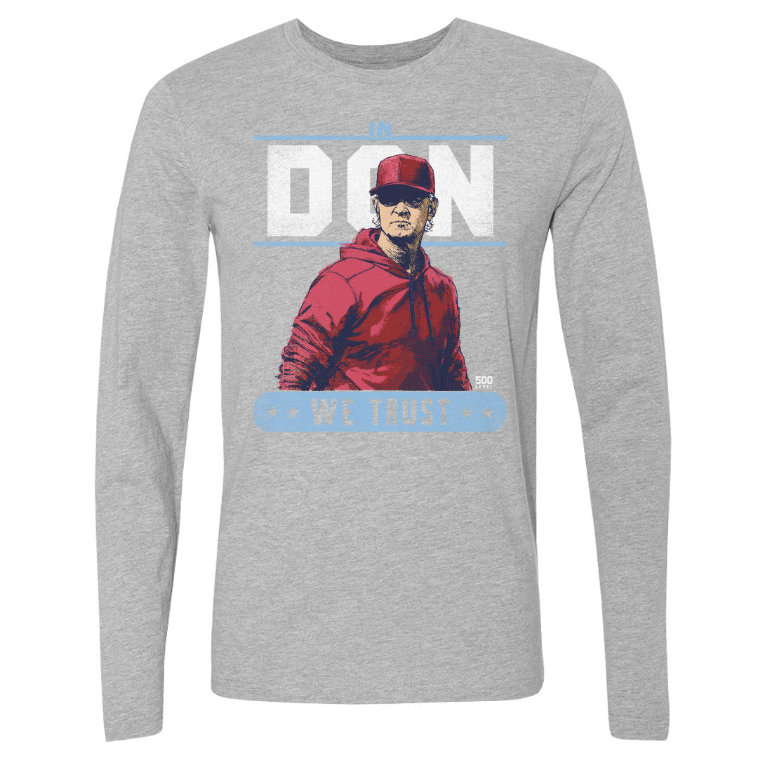 Don Mattingly Men's Long Sleeve T-Shirt | 500 LEVEL