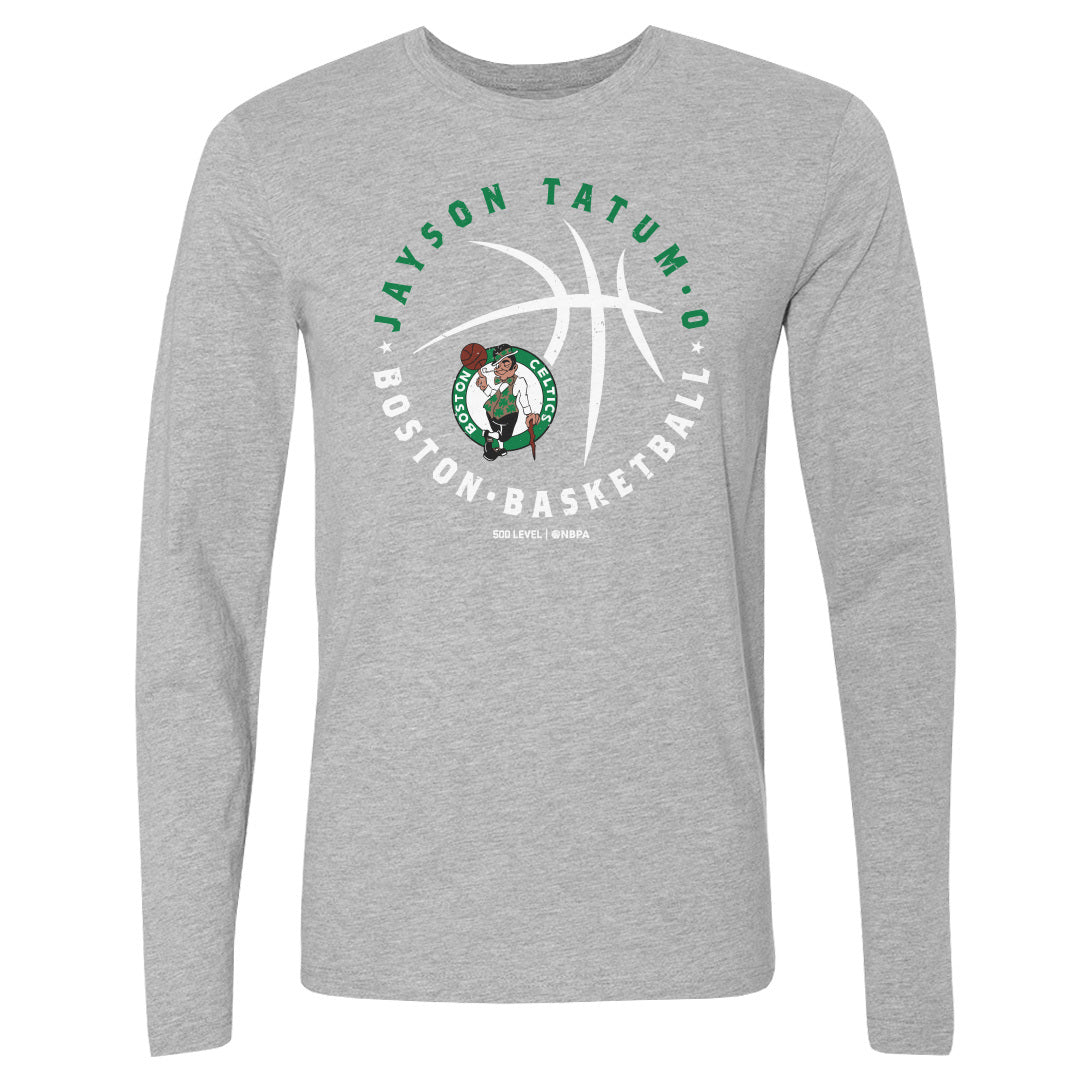 Jayson Tatum Men's Long Sleeve T-Shirt | 500 LEVEL
