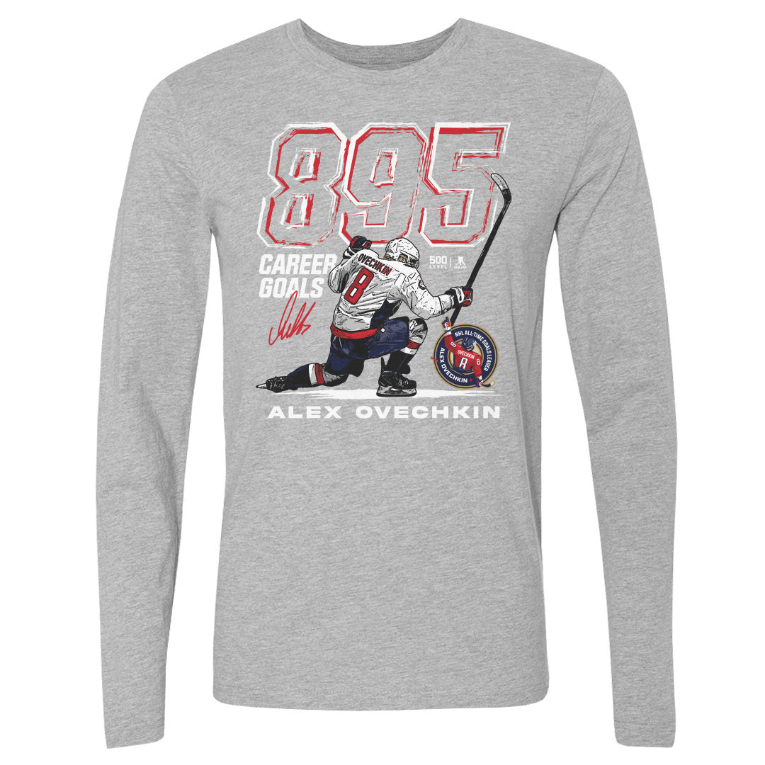 Alex Ovechkin Men's Long Sleeve T-Shirt | 500 LEVEL