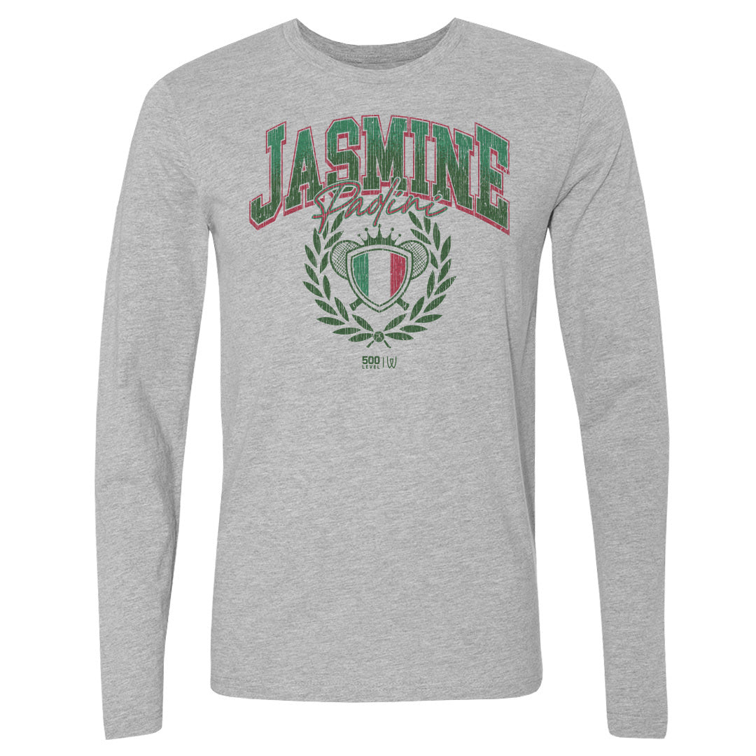 Jasmine Paolini Men's Long Sleeve T-Shirt | 500 LEVEL