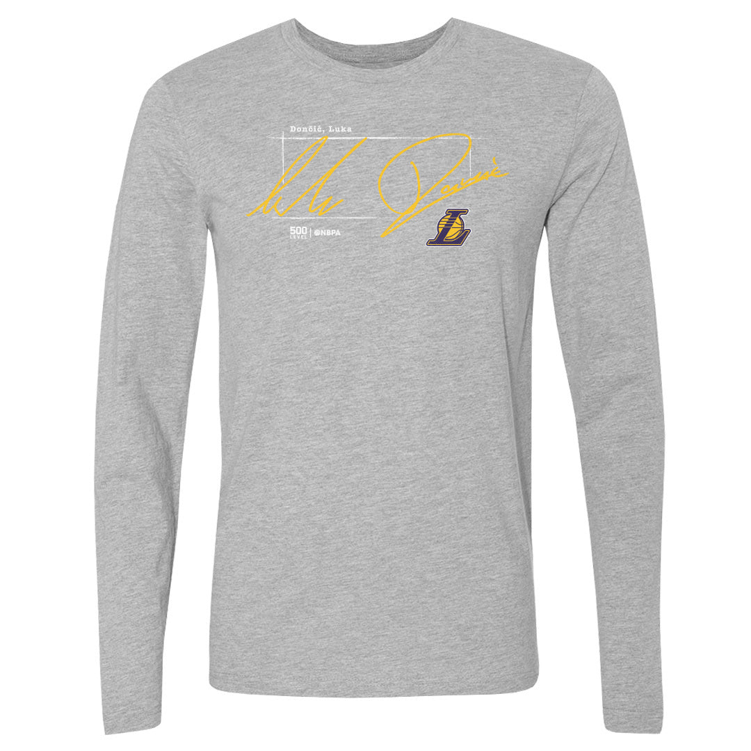 Luka Doncic Men's Long Sleeve T-Shirt | 500 LEVEL