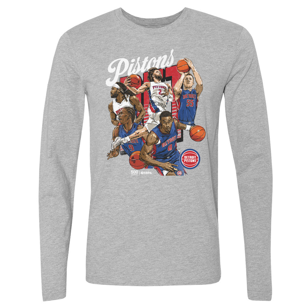 Detroit Pistons Men's Long Sleeve T-Shirt | 500 LEVEL