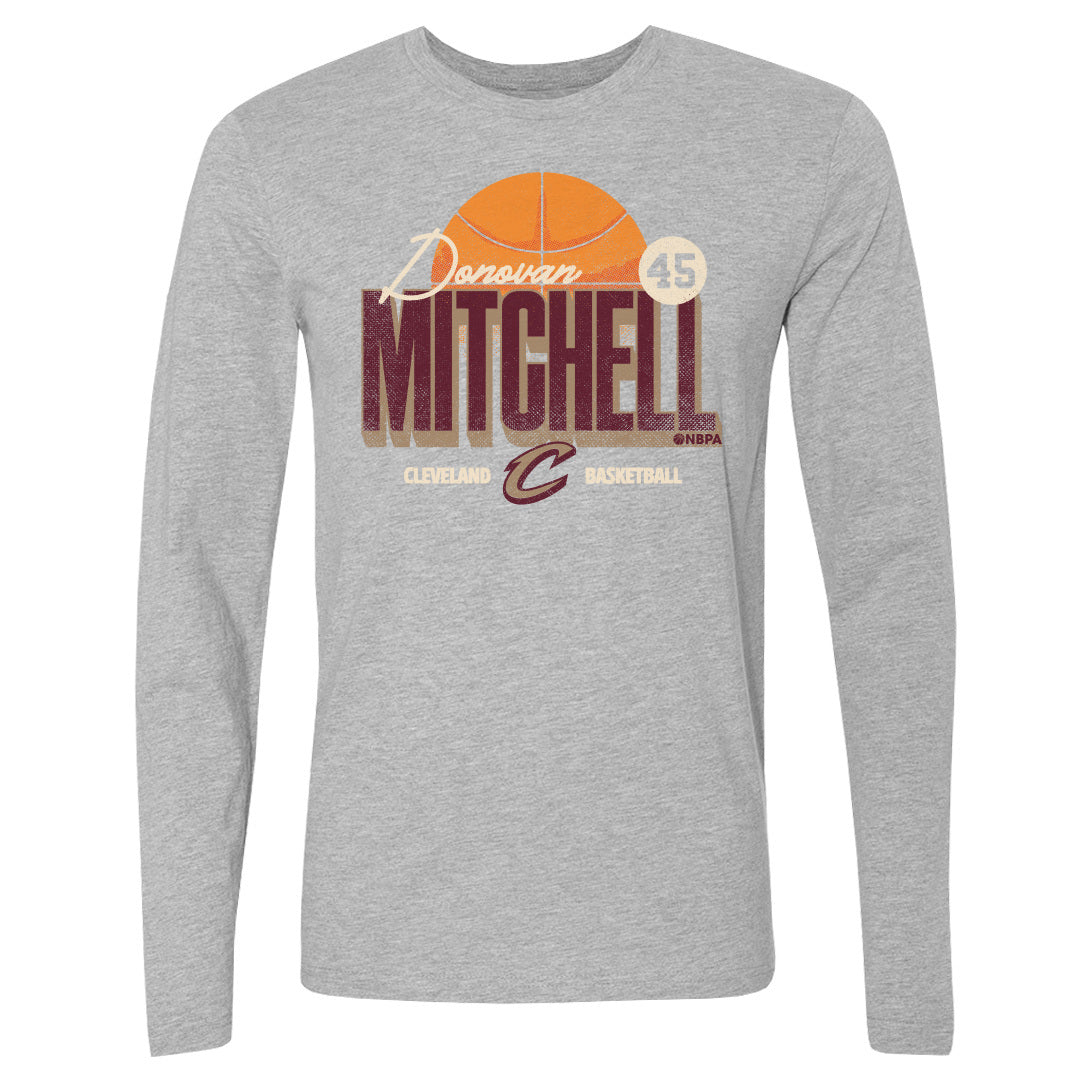 Donovan Mitchell Men's Long Sleeve T-Shirt | 500 LEVEL