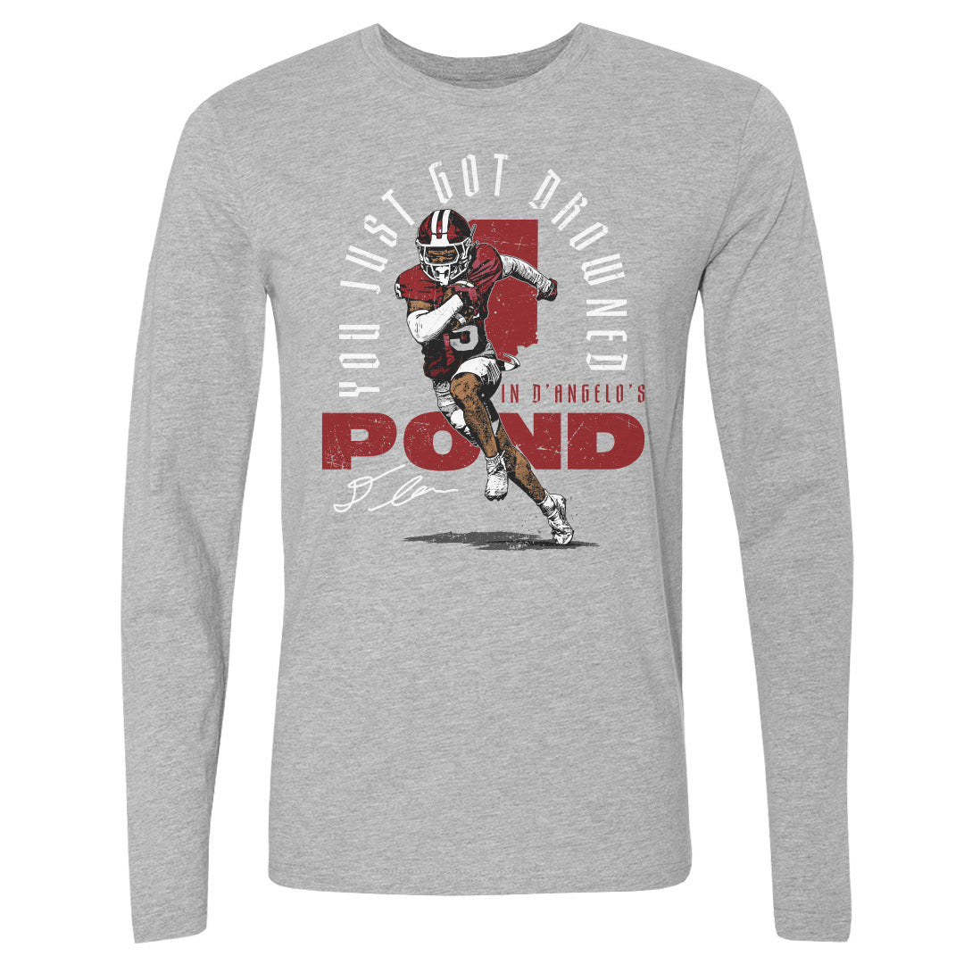 D'Angelo Ponds Men's Long Sleeve T-Shirt | 500 LEVEL