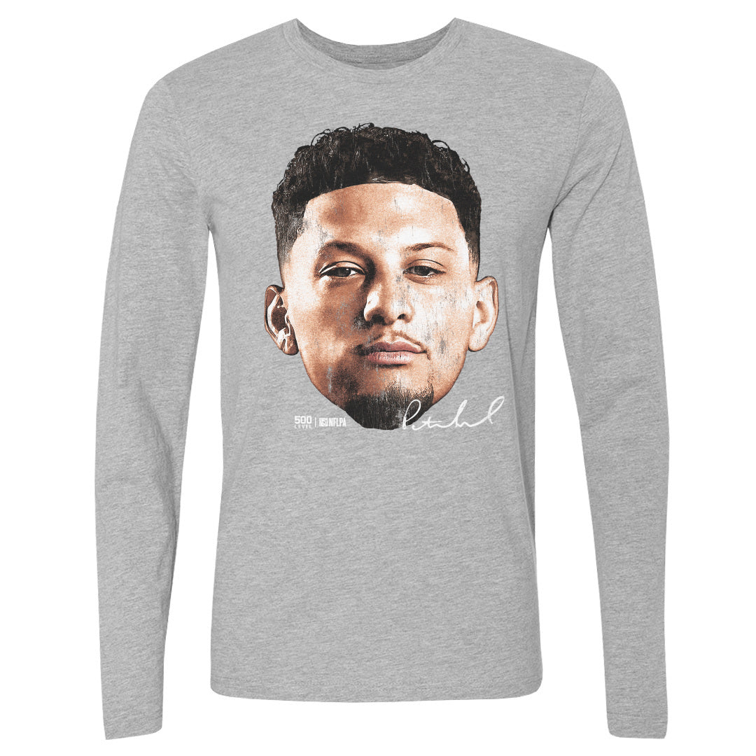 Patrick Mahomes Men's Long Sleeve T-Shirt | 500 LEVEL