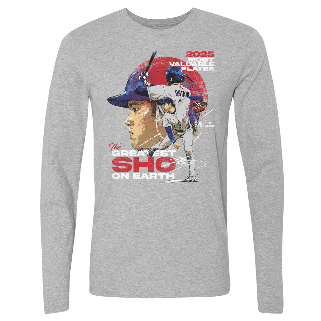Shohei Ohtani Men's Long Sleeve T-Shirt | 500 LEVEL
