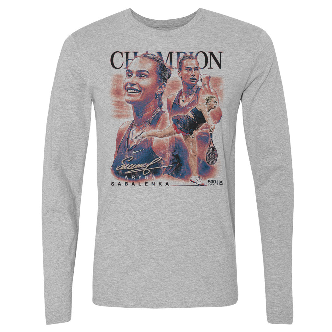 Aryna Sabalenka Men's Long Sleeve T-Shirt | 500 LEVEL
