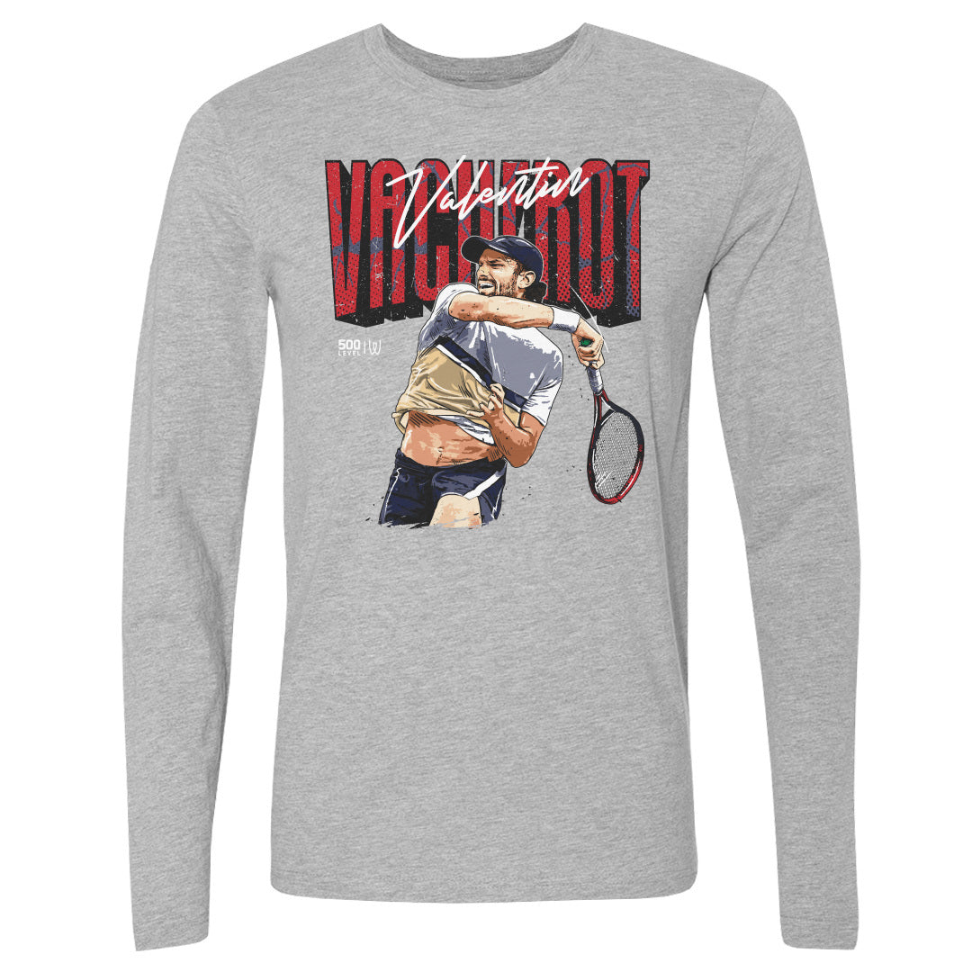 Valentin Vacherot Men's Long Sleeve T-Shirt | 500 LEVEL