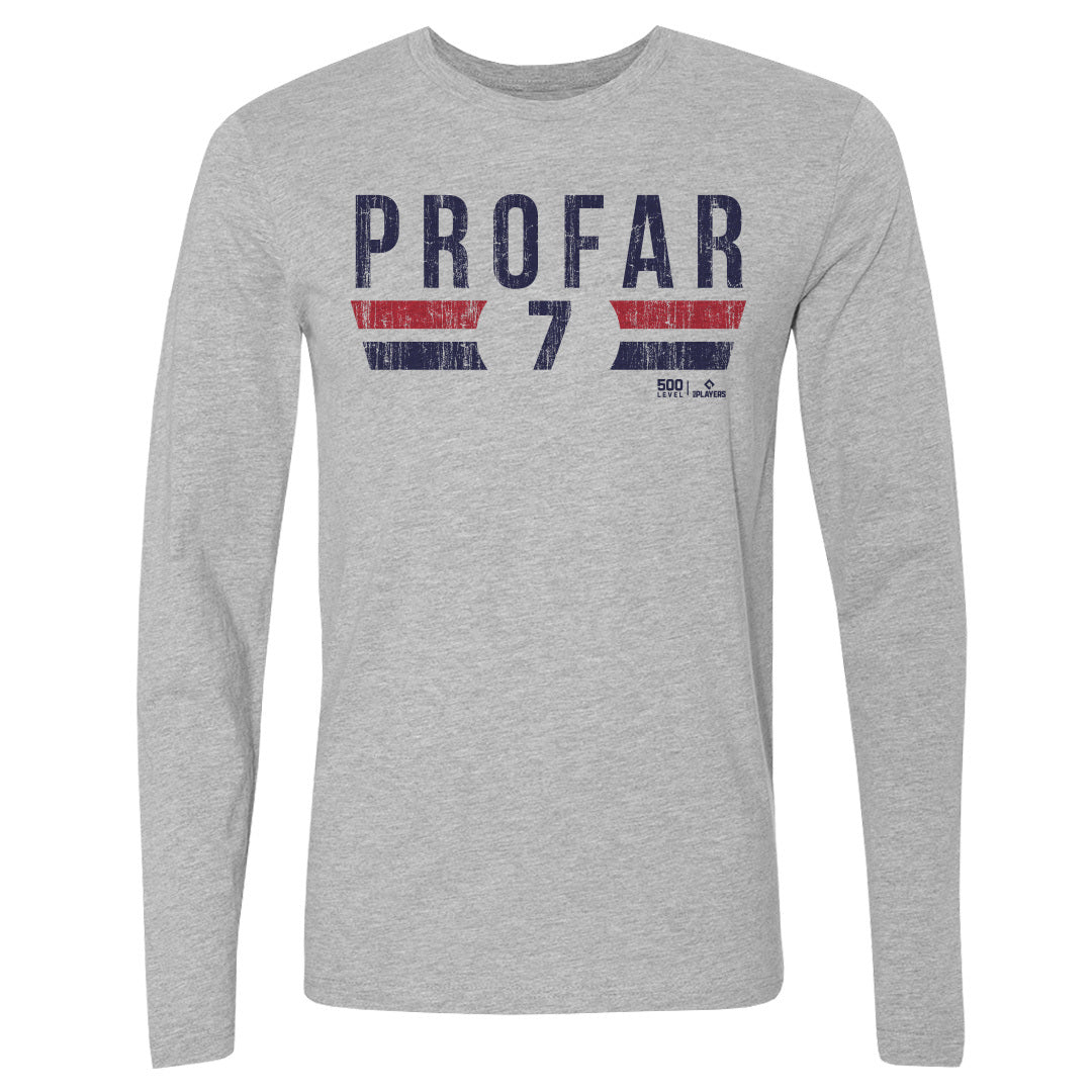 Jurickson Profar Men's Long Sleeve T-Shirt | 500 LEVEL