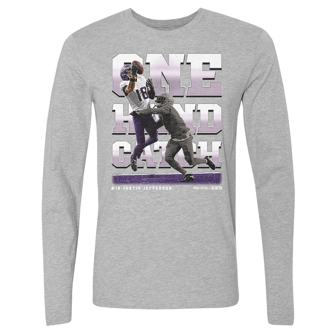 Justin Jefferson Men's Long Sleeve T-Shirt | 500 LEVEL