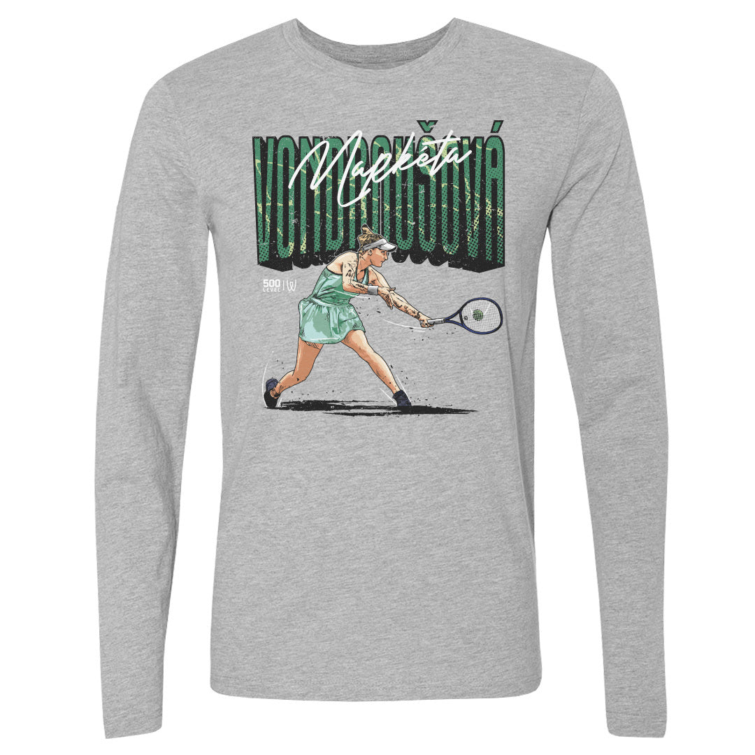 Marketa Vondrousova Men's Long Sleeve T-Shirt | 500 LEVEL