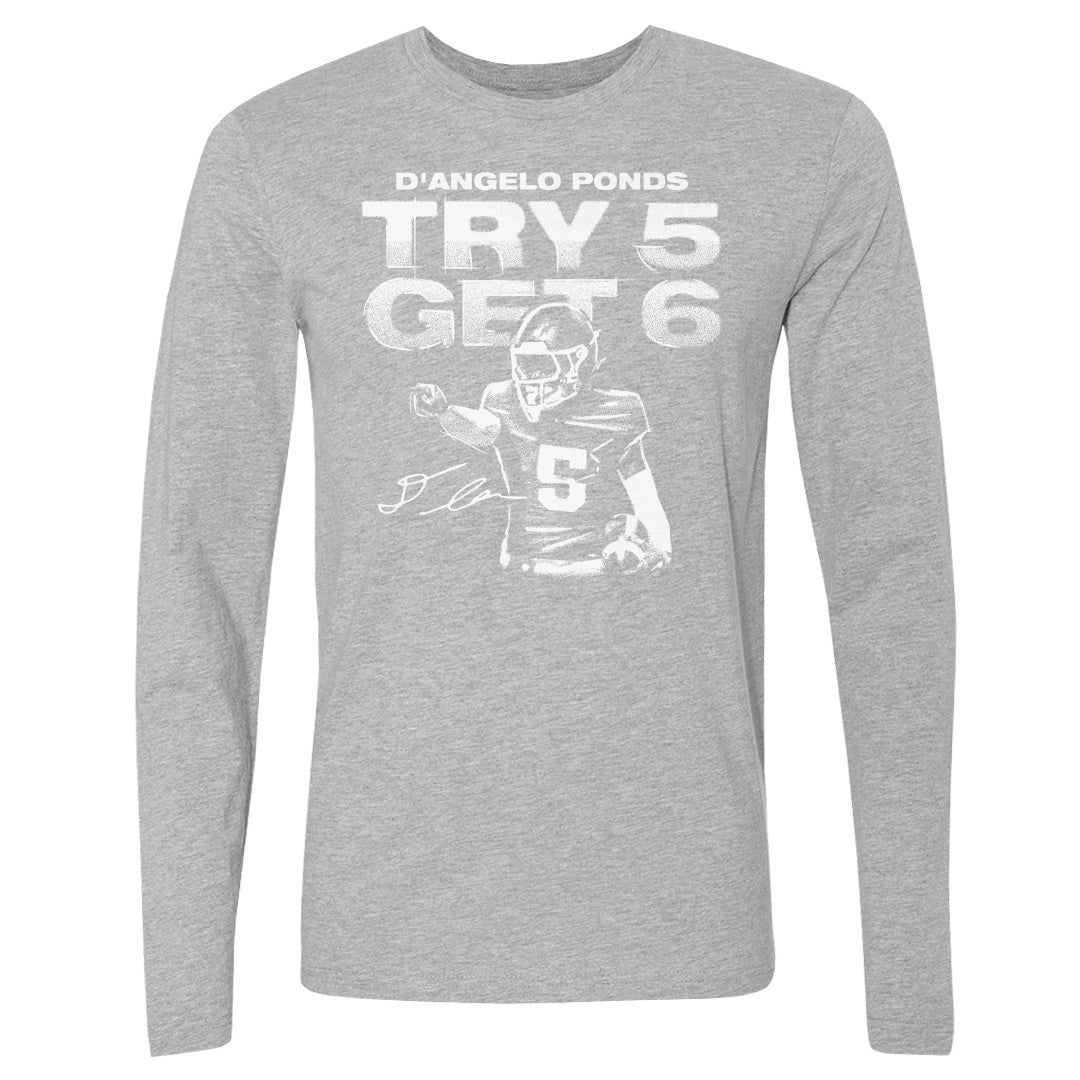 D'Angelo Ponds Men's Long Sleeve T-Shirt | 500 LEVEL