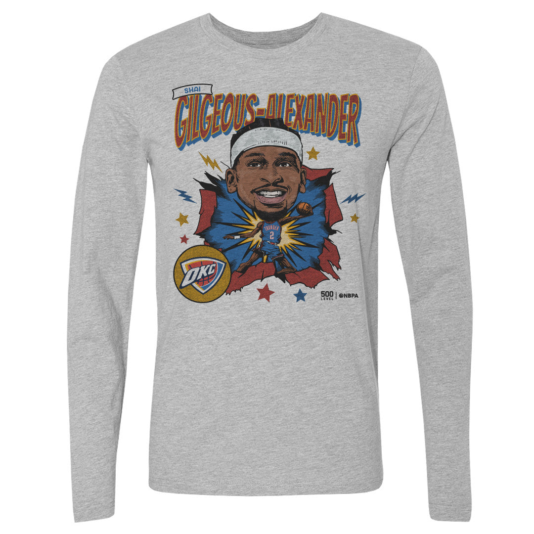 Shai Gilgeous-Alexander Men's Long Sleeve T-Shirt | 500 LEVEL