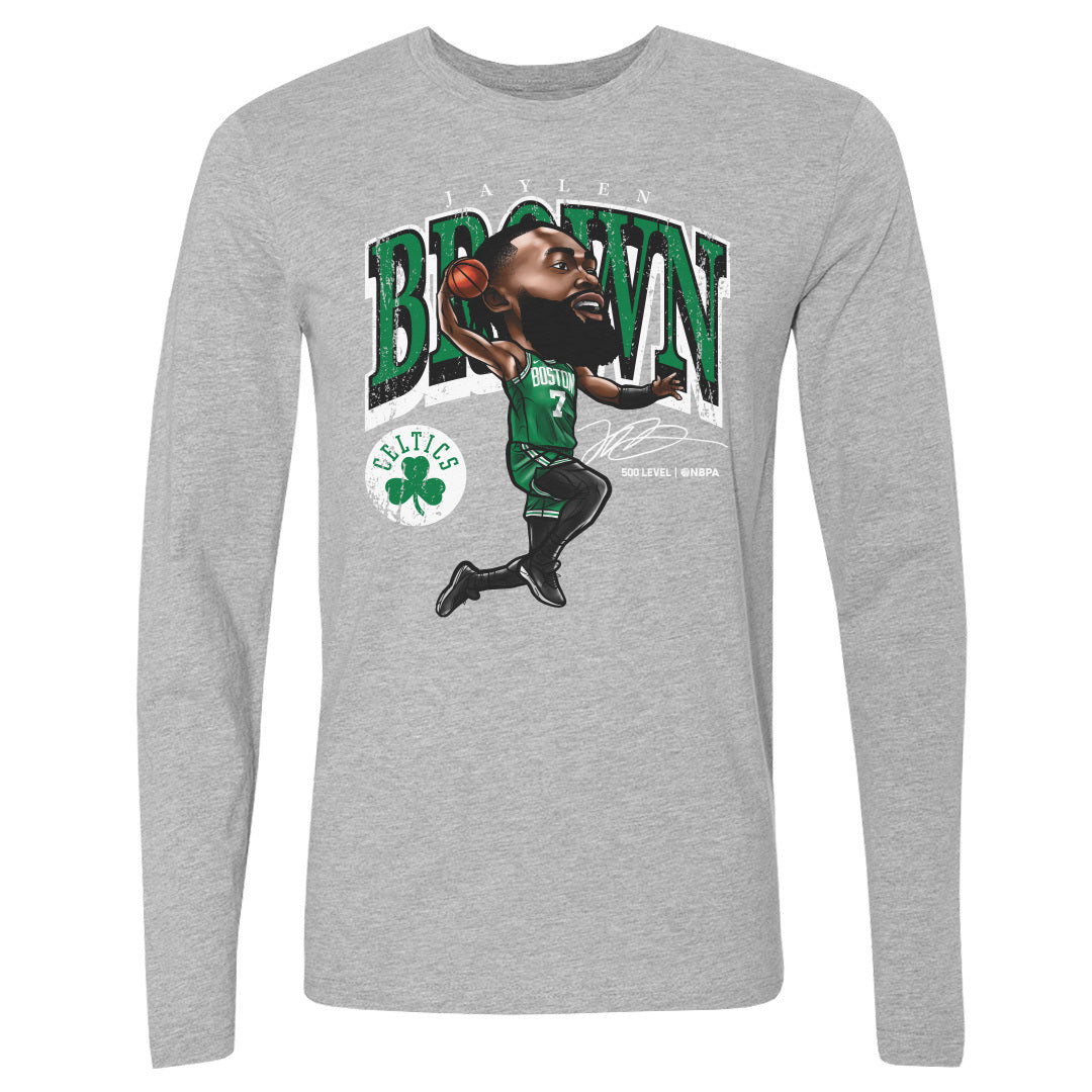 Jaylen Brown Men's Long Sleeve T-Shirt | 500 LEVEL