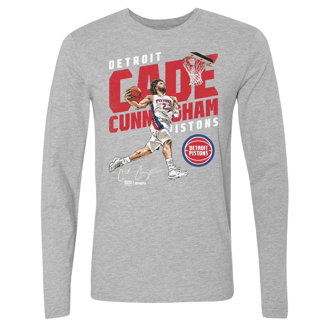 Cade Cunningham Men's Long Sleeve T-Shirt | 500 LEVEL