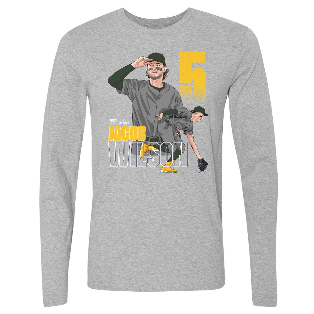 Jacob Wilson Men's Long Sleeve T-Shirt | 500 LEVEL