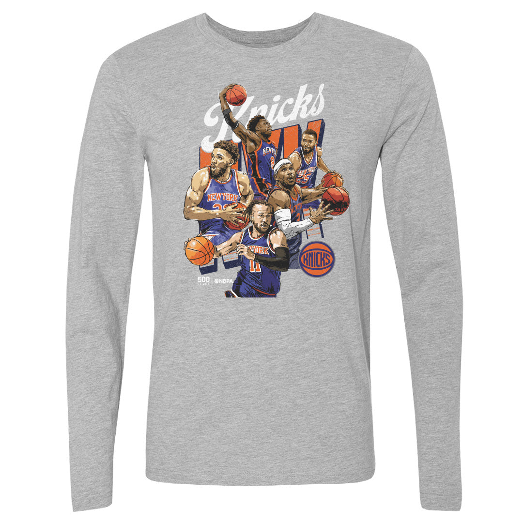 New York Knicks Men's Long Sleeve T-Shirt | 500 LEVEL