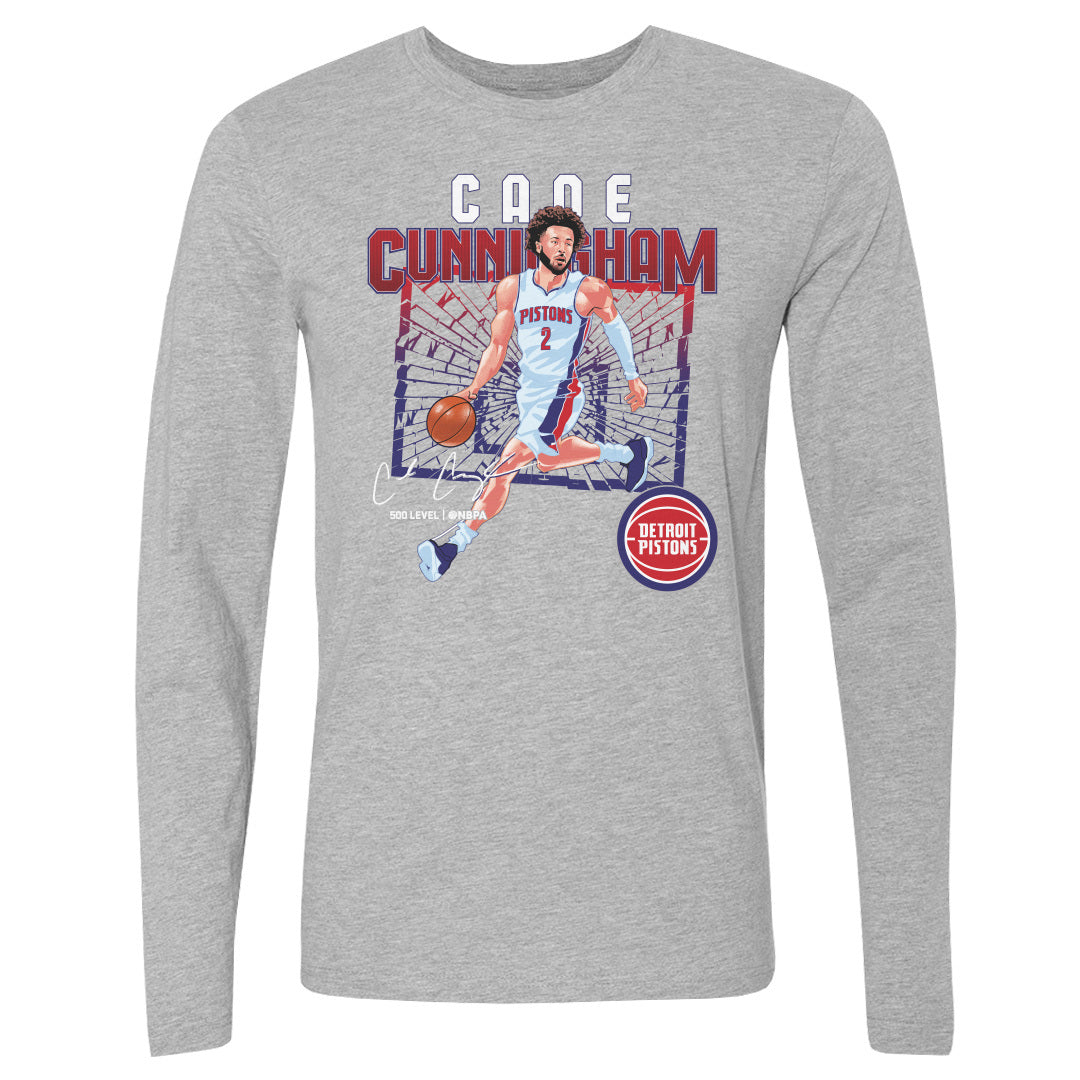 Cade Cunningham Men's Long Sleeve T-Shirt | 500 LEVEL