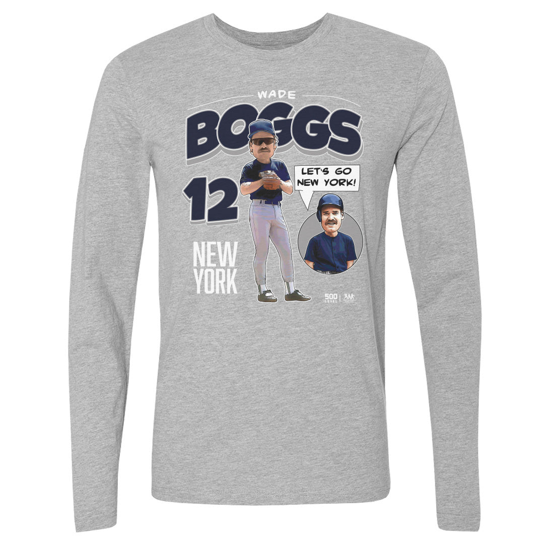 Wade Boggs Men's Long Sleeve T-Shirt | 500 LEVEL
