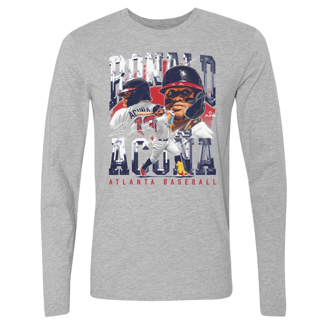 Ronald Acuna Jr. Men's Long Sleeve T-Shirt | 500 LEVEL