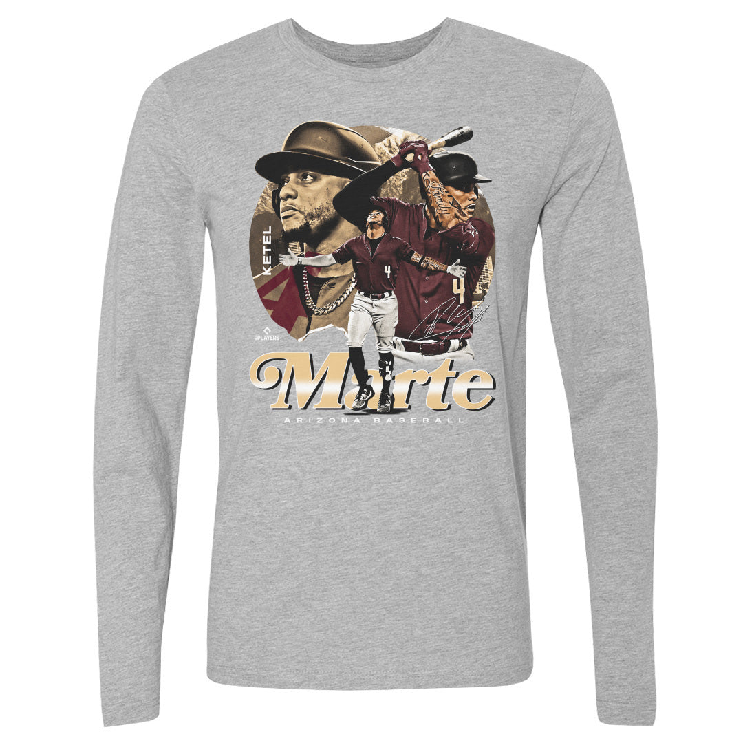 Ketel Marte Men's Long Sleeve T-Shirt | 500 LEVEL