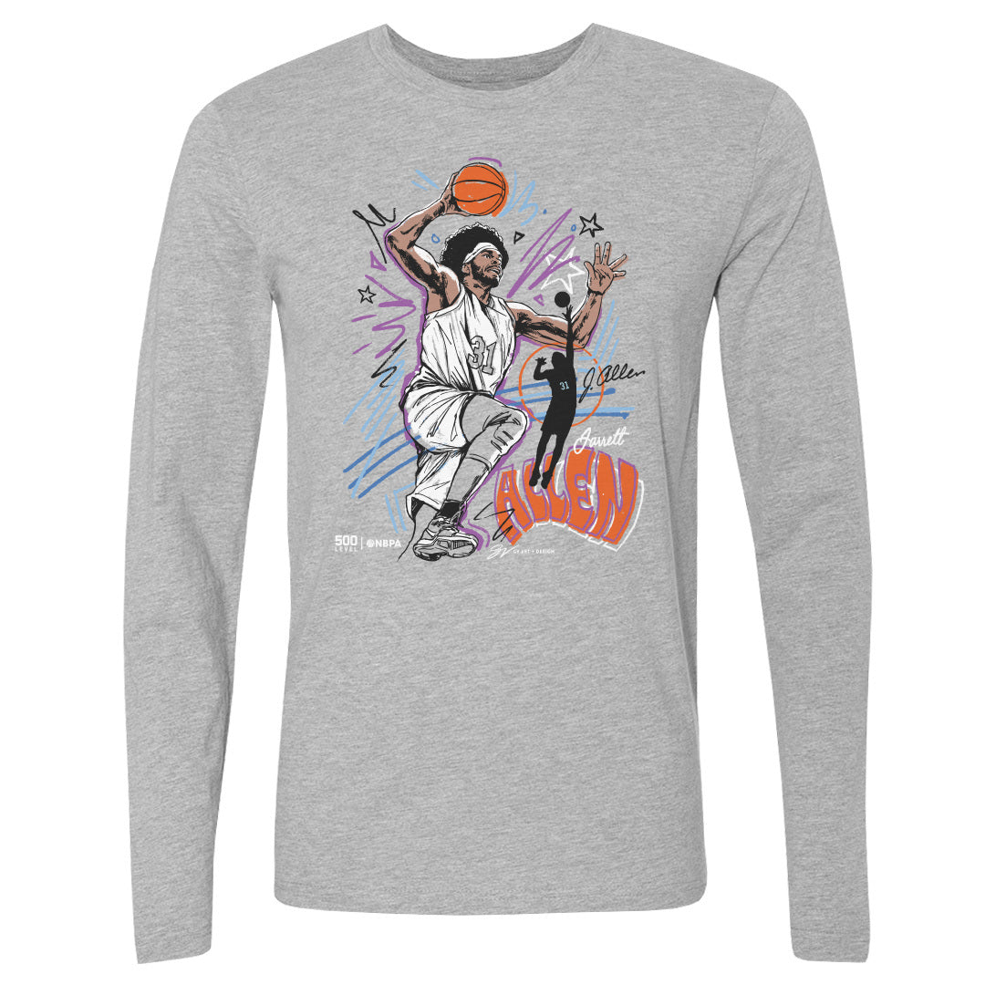 Jarrett Allen Men's Long Sleeve T-Shirt | 500 LEVEL
