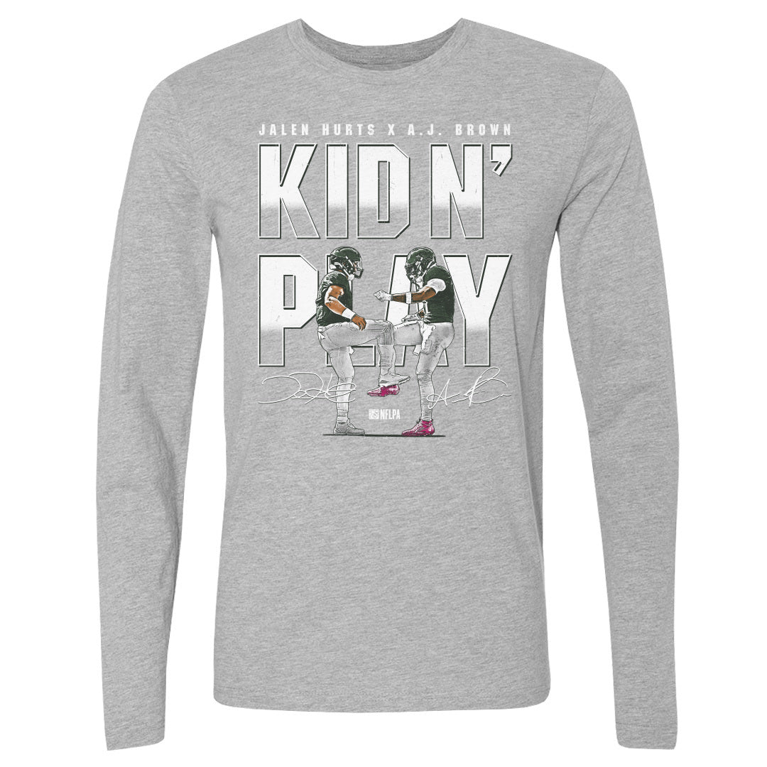 Jalen Hurts Men's Long Sleeve T-Shirt | 500 LEVEL