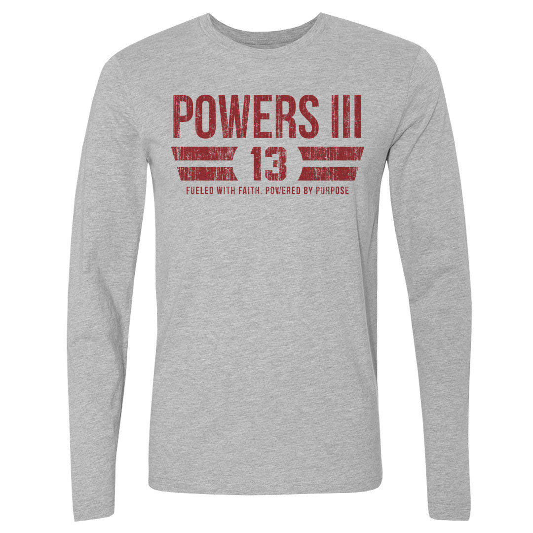 Reggie Powers III Men's Long Sleeve T-Shirt | 500 LEVEL