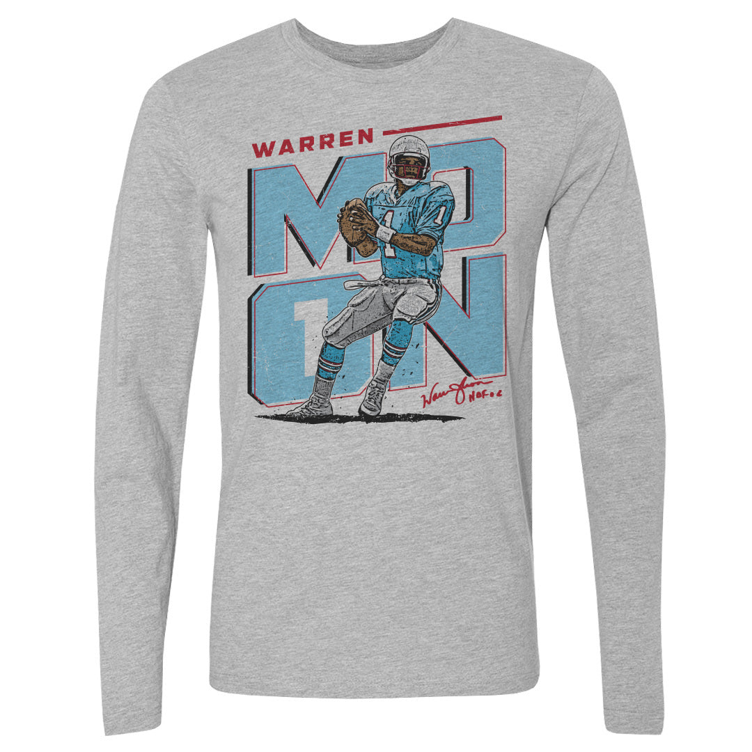 Warren Moon Men's Long Sleeve T-Shirt | 500 LEVEL