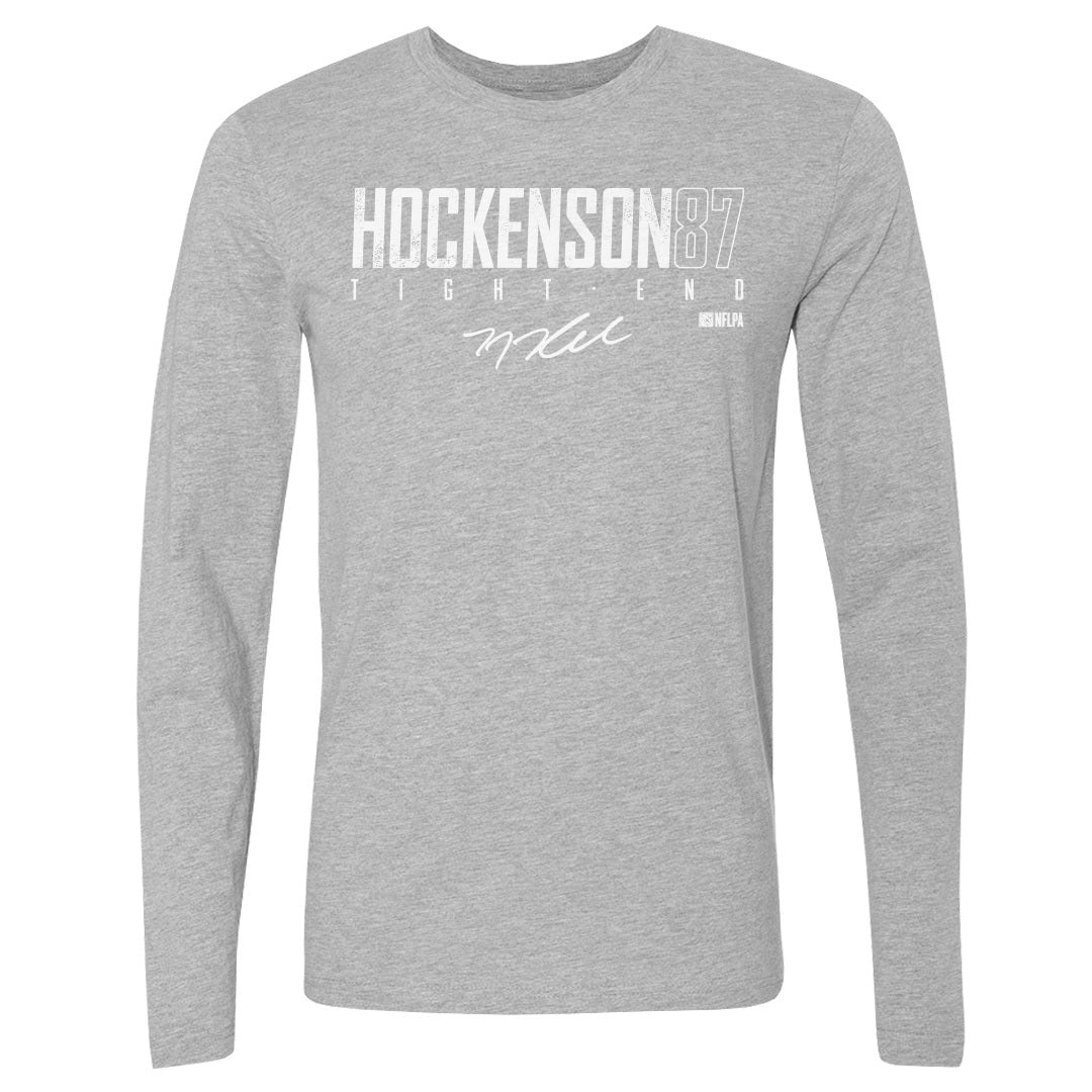 T.J. Hockenson Men's Long Sleeve T-Shirt | 500 LEVEL