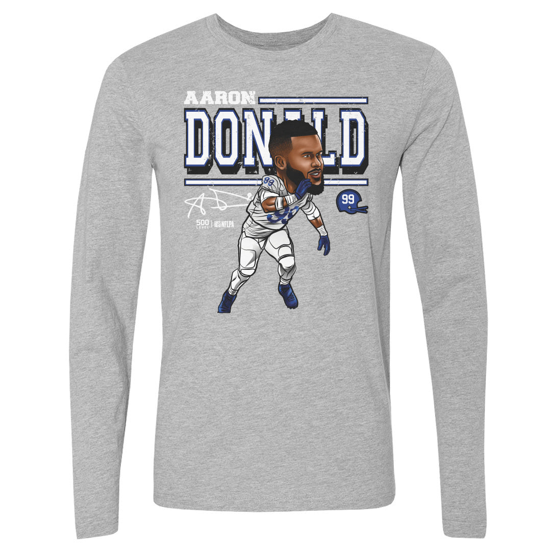 Aaron Donald Men's Long Sleeve T-Shirt | 500 LEVEL