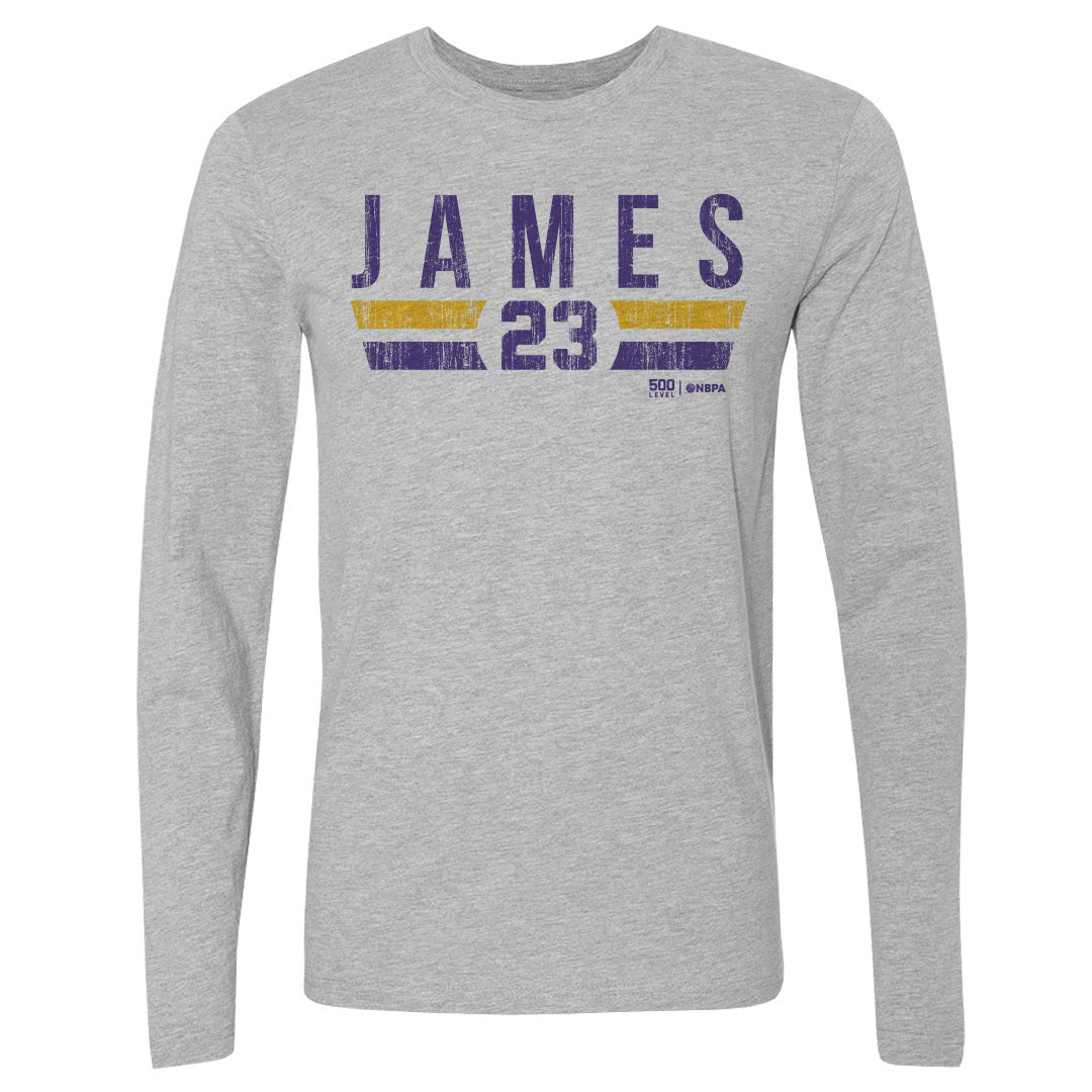 LeBron James Men's Long Sleeve T-Shirt | 500 LEVEL