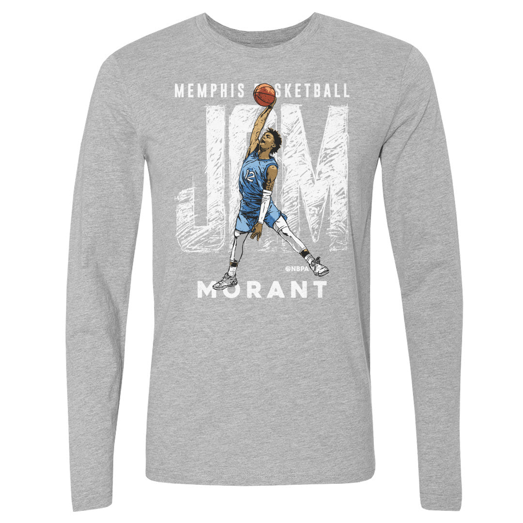 Ja Morant Men's Long Sleeve T-Shirt | 500 LEVEL