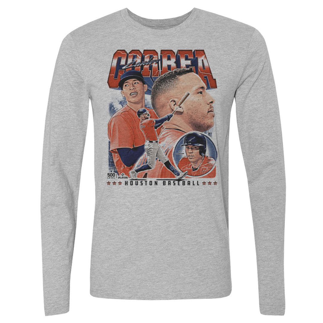 Carlos Correa Men's Long Sleeve T-Shirt | 500 LEVEL