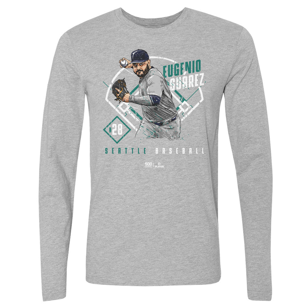 Eugenio Suarez Men's Long Sleeve T-Shirt | 500 LEVEL