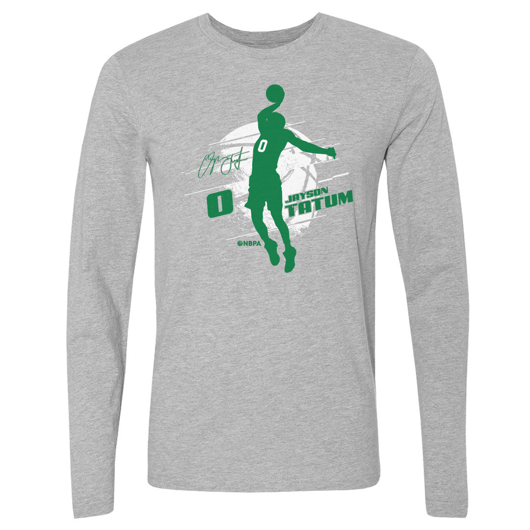 Jayson Tatum Men's Long Sleeve T-Shirt | 500 LEVEL