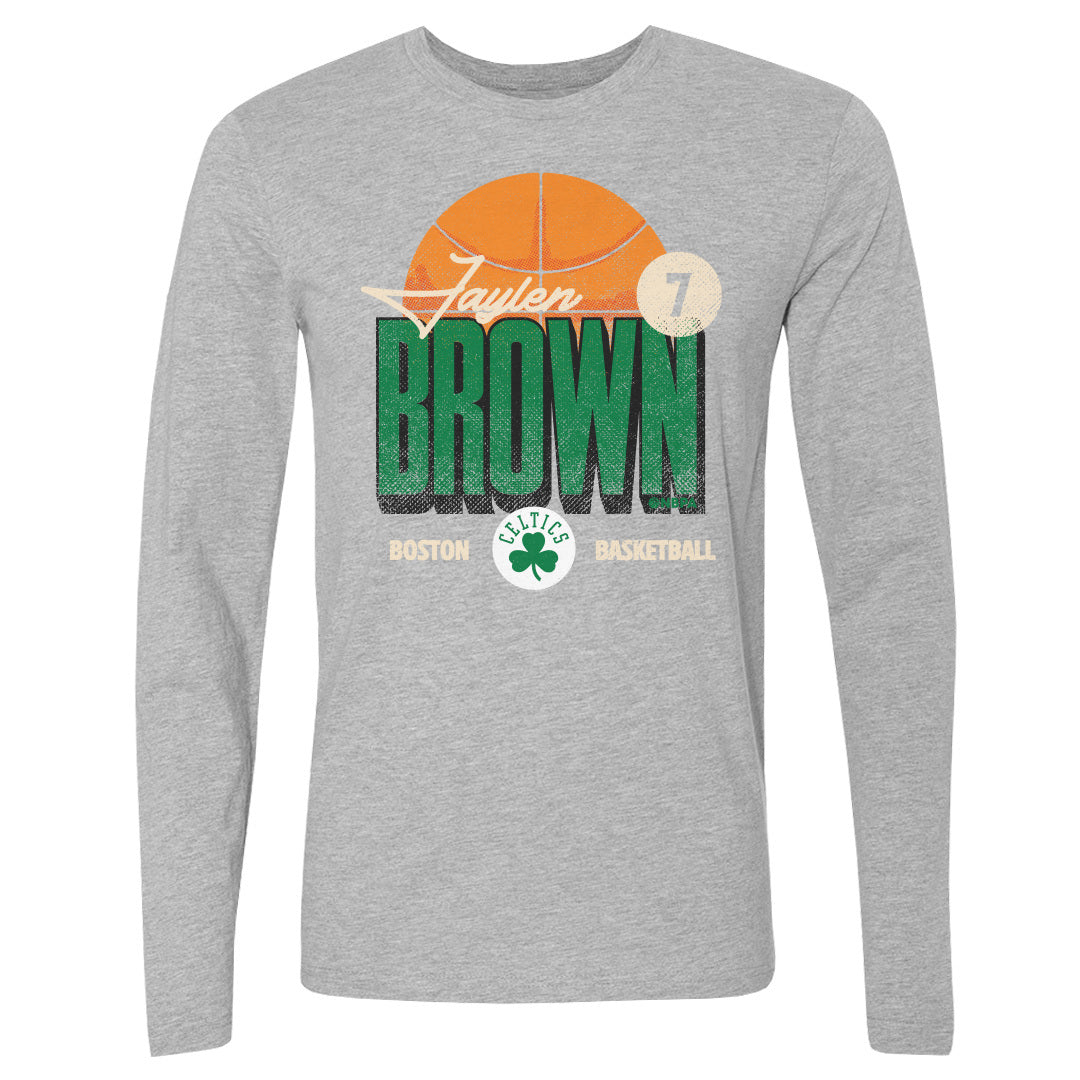Jaylen Brown Men's Long Sleeve T-Shirt | 500 LEVEL