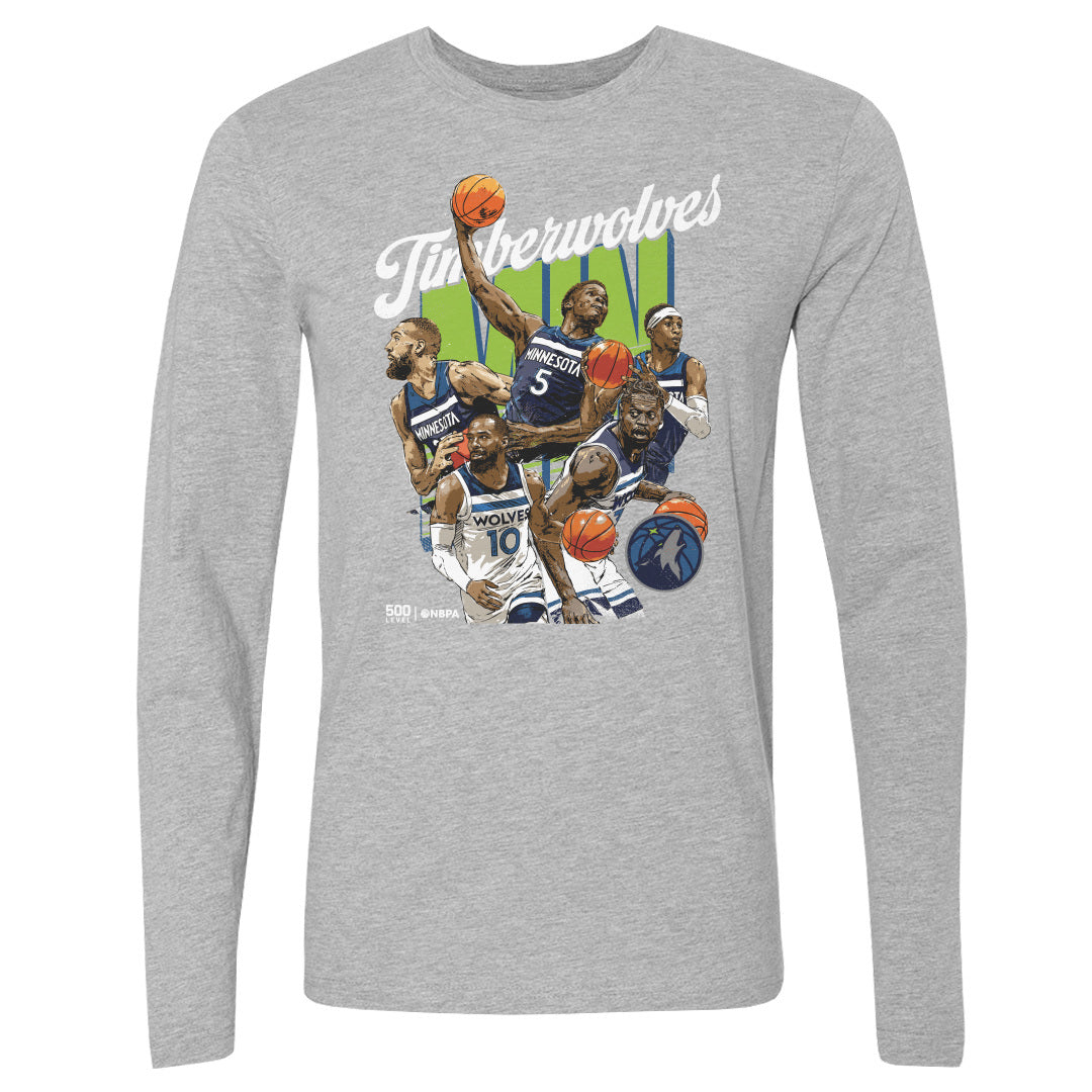Minnesota Timberwolves Men's Long Sleeve T-Shirt | 500 LEVEL