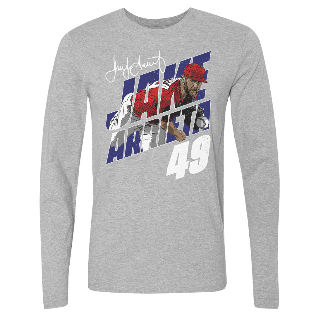 Jake Arrieta Men's Long Sleeve T-Shirt | 500 LEVEL