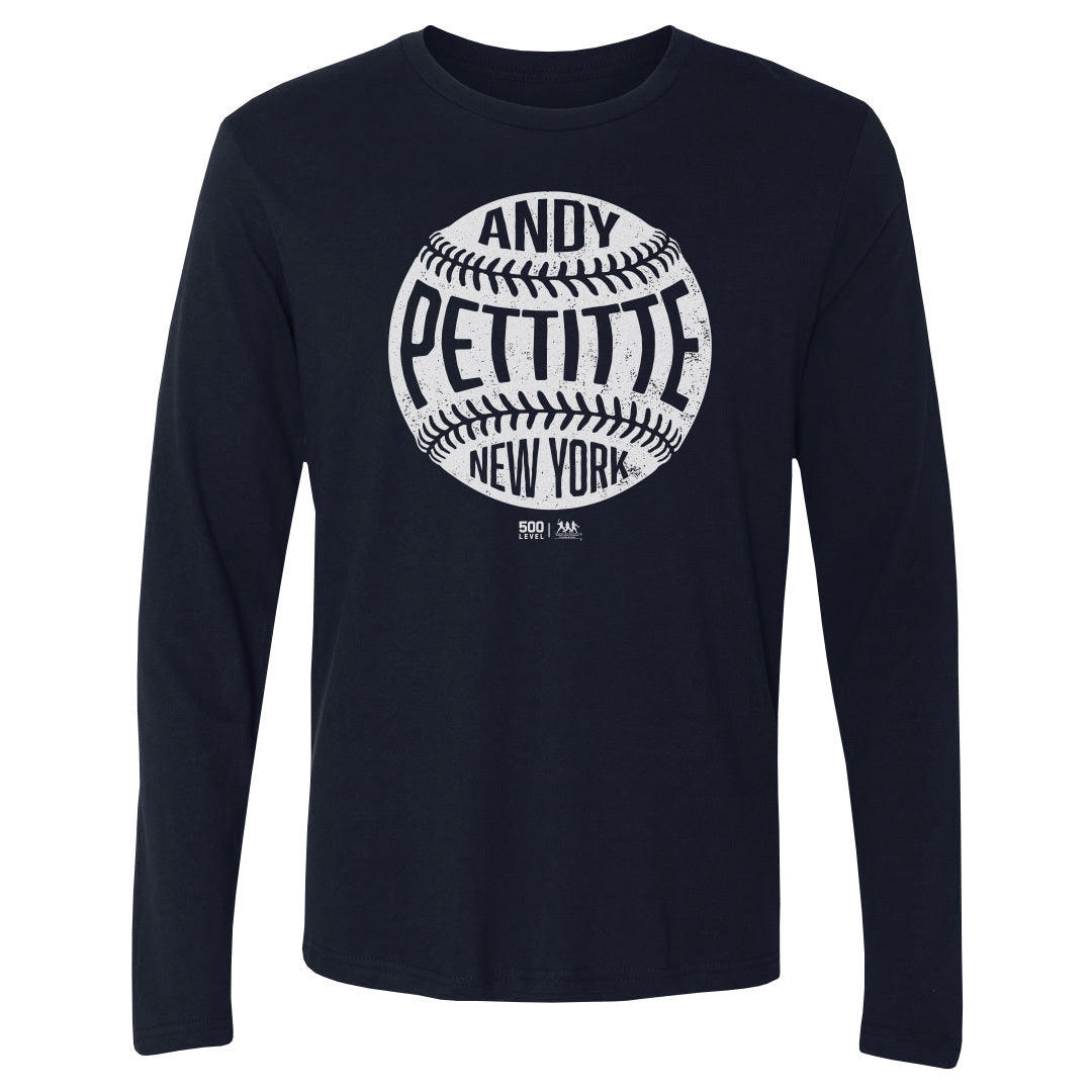 Andy Pettitte Men's Long Sleeve T-Shirt | 500 LEVEL