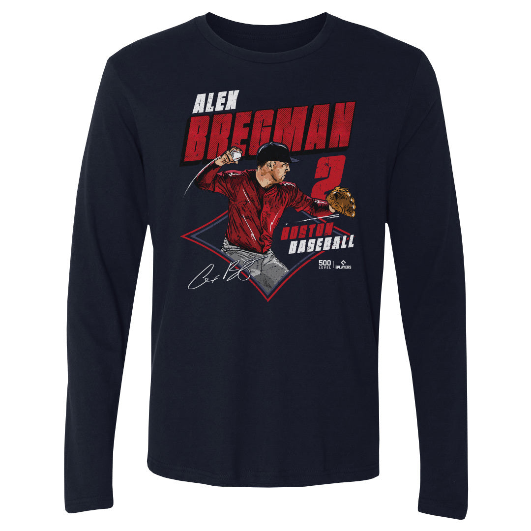 Alex Bregman Men's Long Sleeve T-Shirt | 500 LEVEL