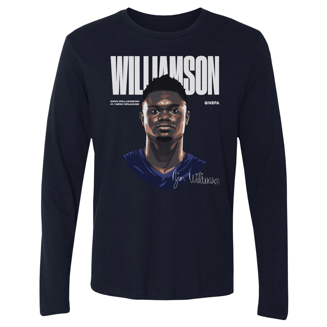 Zion Williamson Men's Long Sleeve T-Shirt | 500 LEVEL