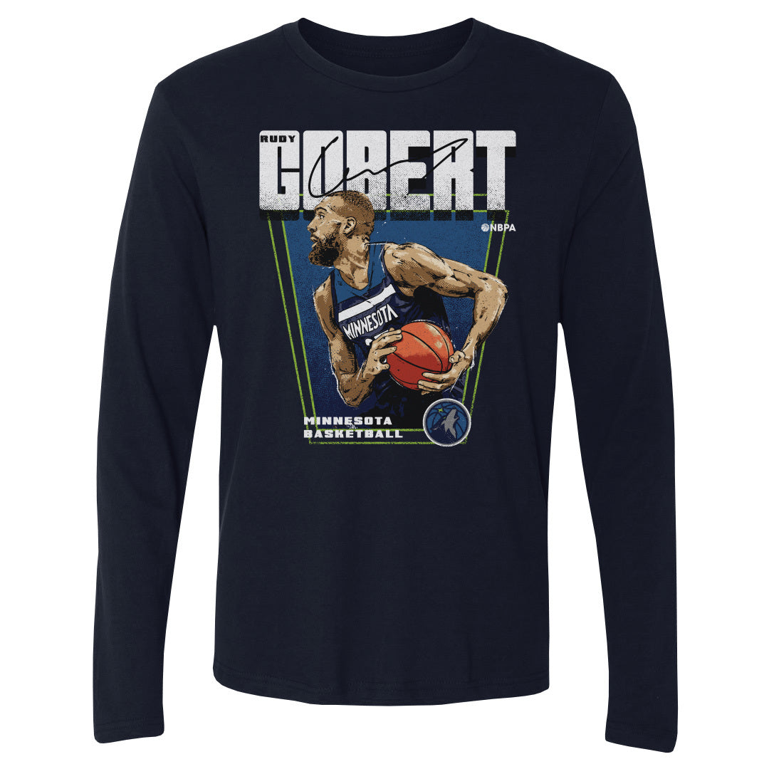 Rudy Gobert Men's Long Sleeve T-Shirt | 500 LEVEL